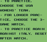 Malibu Beach Volleyball screenshot 4 for GameBoy